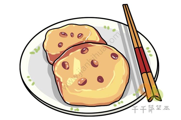 中国传统美食简笔画大全吃货们看过来
