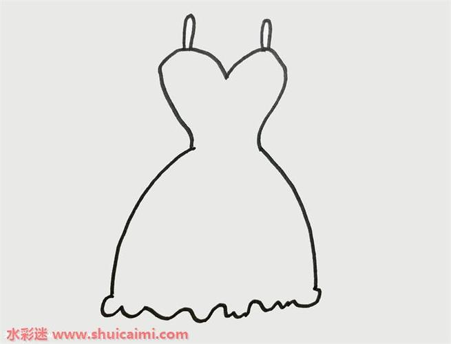 服装裙子怎么画服装裙子简笔画步骤