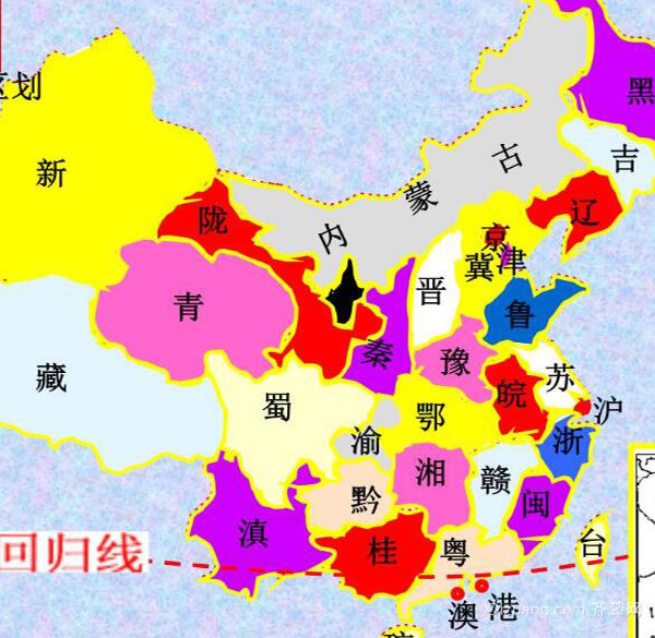 中国新行政区划50个省